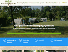 Tablet Screenshot of boscampingappelscha.nl